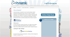 Desktop Screenshot of dytechs.com